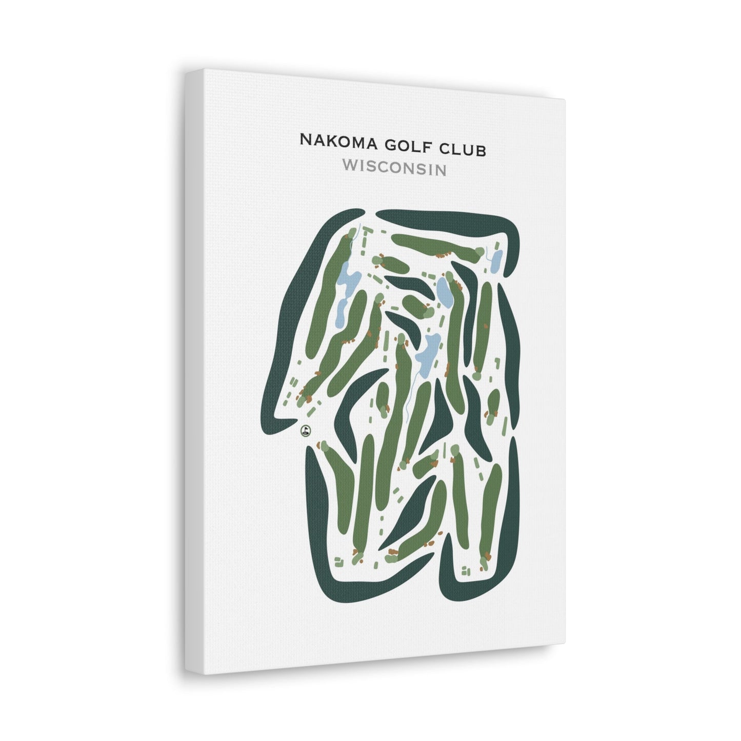 Nakoma Golf Club, Wisconsin - Printed Golf Courses