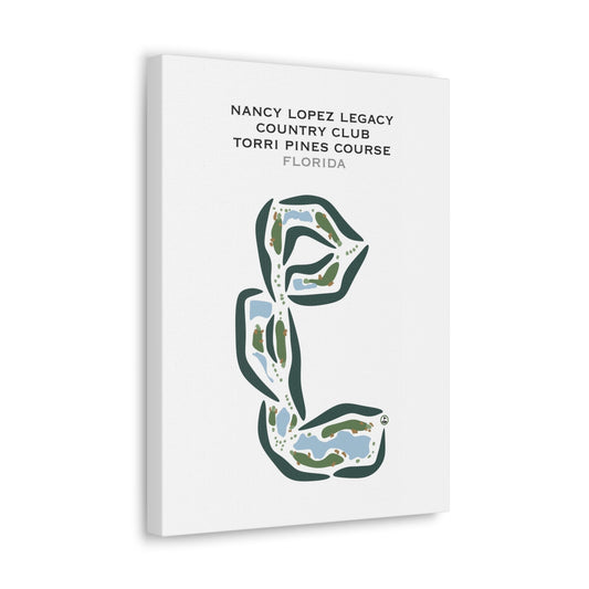 Nancy Lopez Legacy Country Club - Torri Pines Course, Florida - Printed Golf Courses