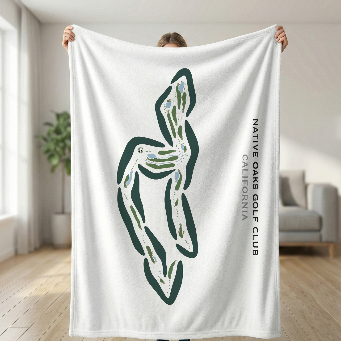 Native Oaks Golf Club, California - Printed Golf Courses