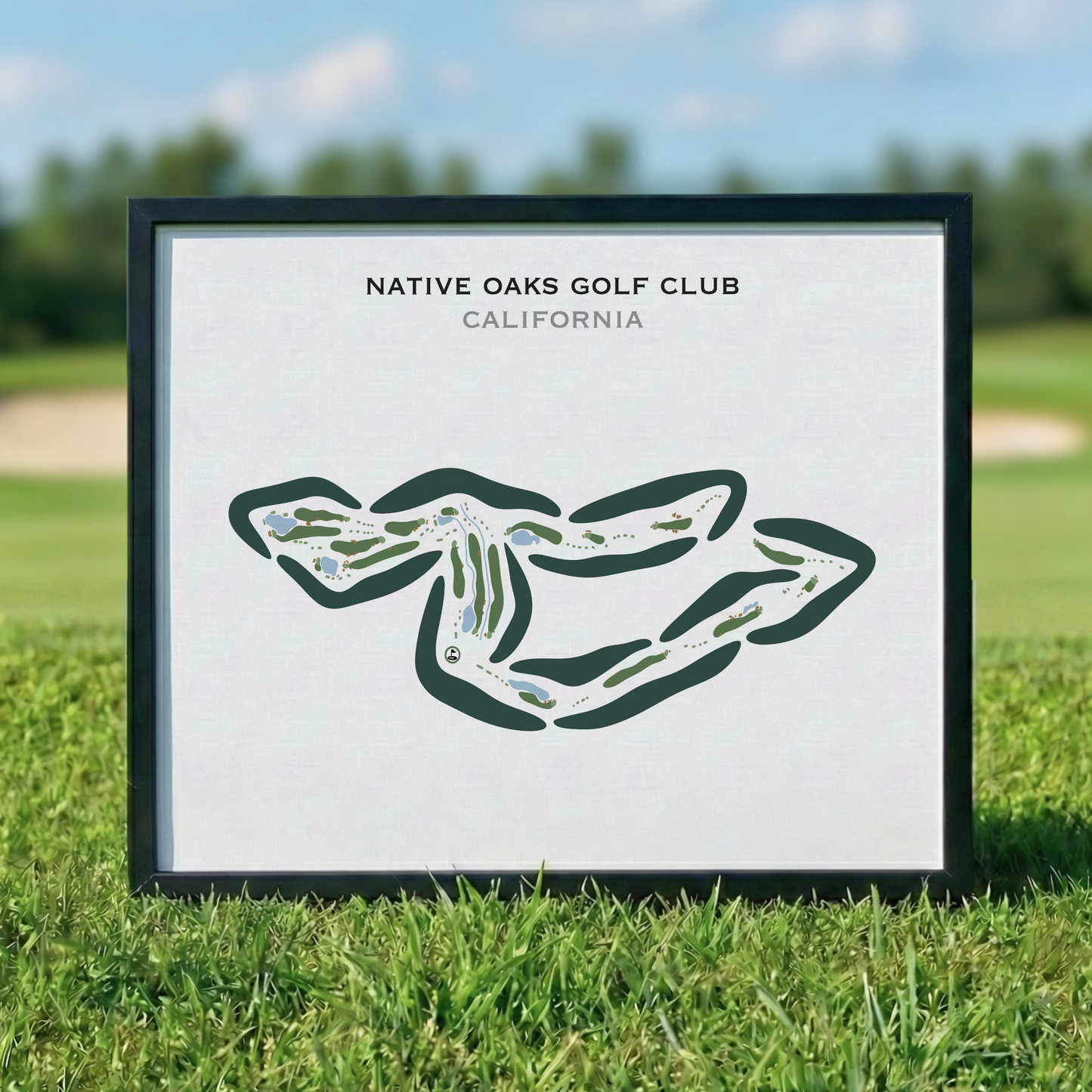 Native Oaks Golf Club, California - Printed Golf Courses