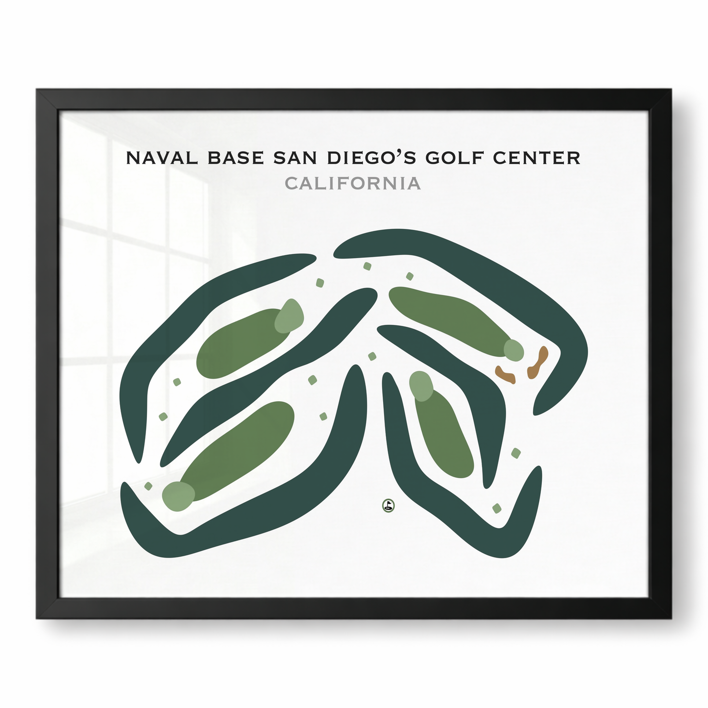 Naval Base San Diego’s Golf Center, California - Printed Golf Courses