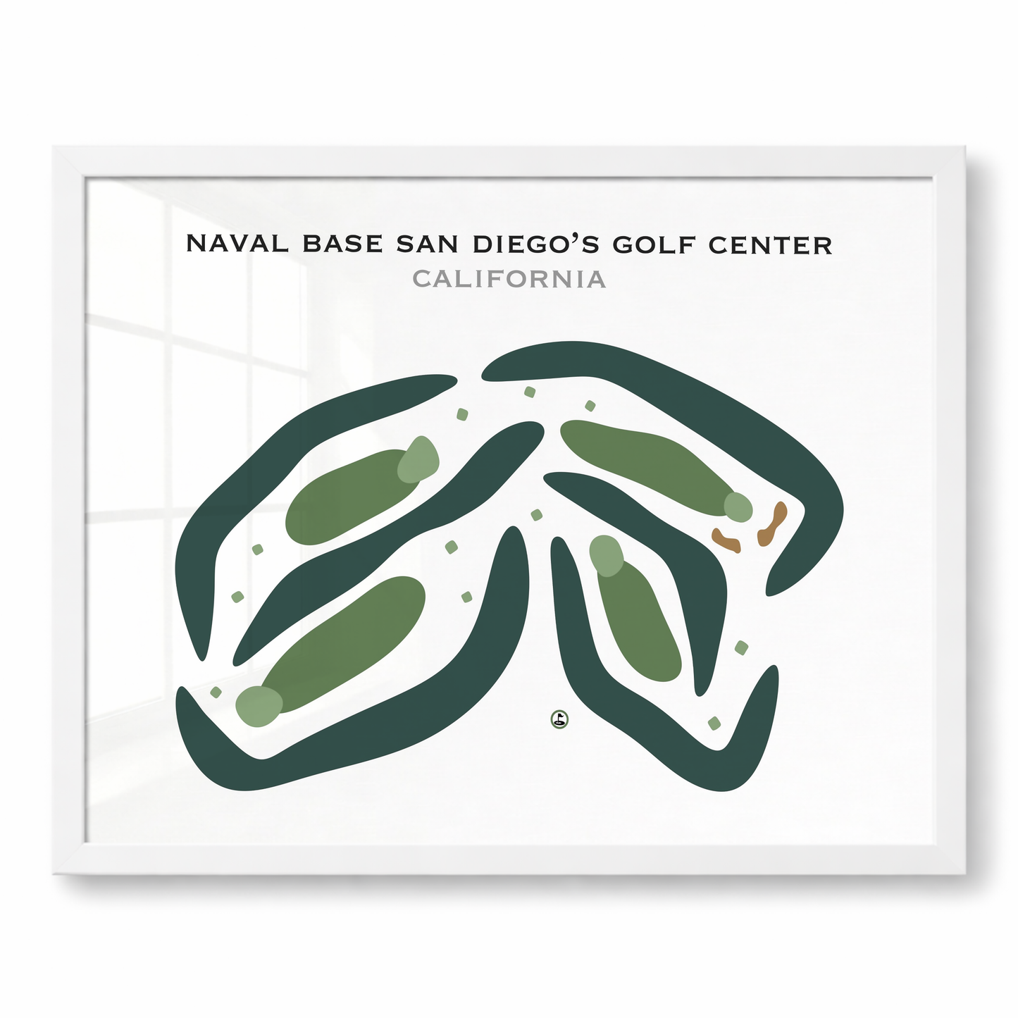 Naval Base San Diego’s Golf Center, California - Printed Golf Courses