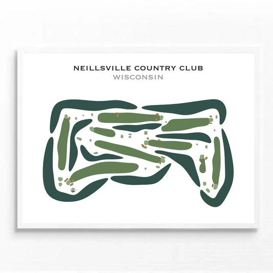 Neillsville Country Club, Wisconsin - Printed Golf Courses