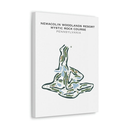 Nemacolin Woodlands Resort, Mystic Rock Course, Pennsylvania - Printed Golf Course
