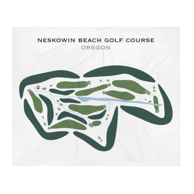 Neskowin Beach Golf Course, Oregon - Printed Golf Courses