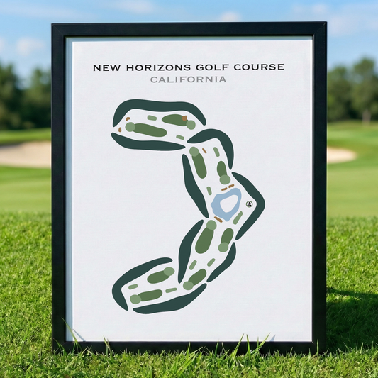 New Horizons Golf Course, California - Printed Golf Courses