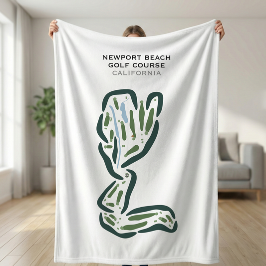 Newport Beach Golf Course, California - Printed Golf Courses