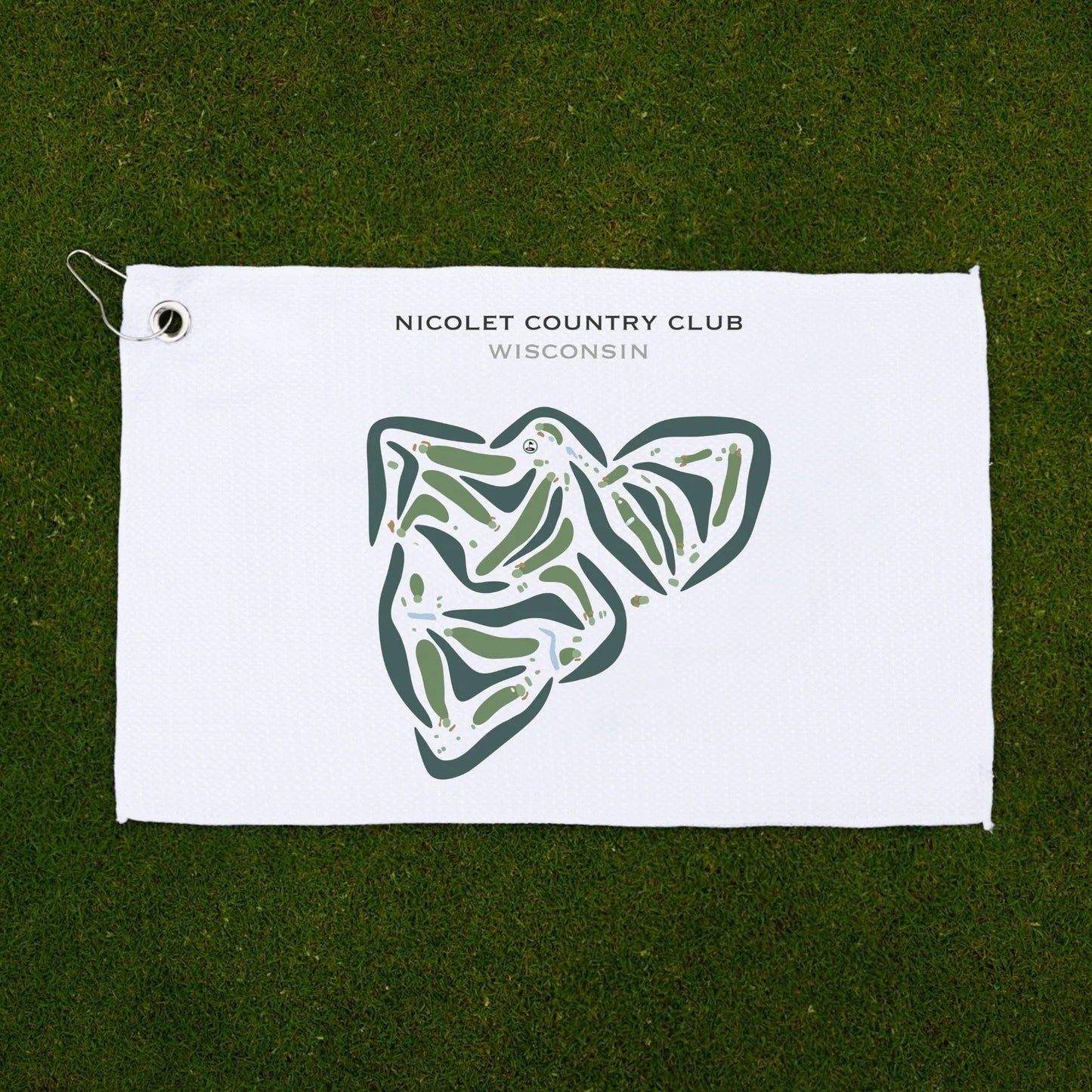Nicolet Country Club, Wisconsin - Printed Golf Courses