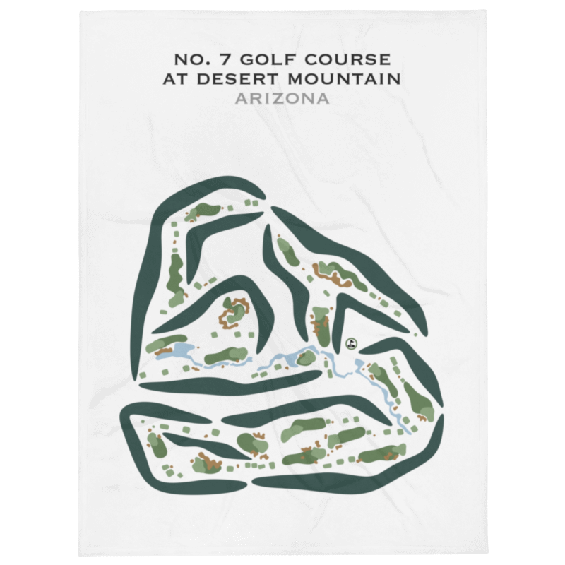 No. 7 at Desert Mountain, Arizona - Printed Golf Courses
