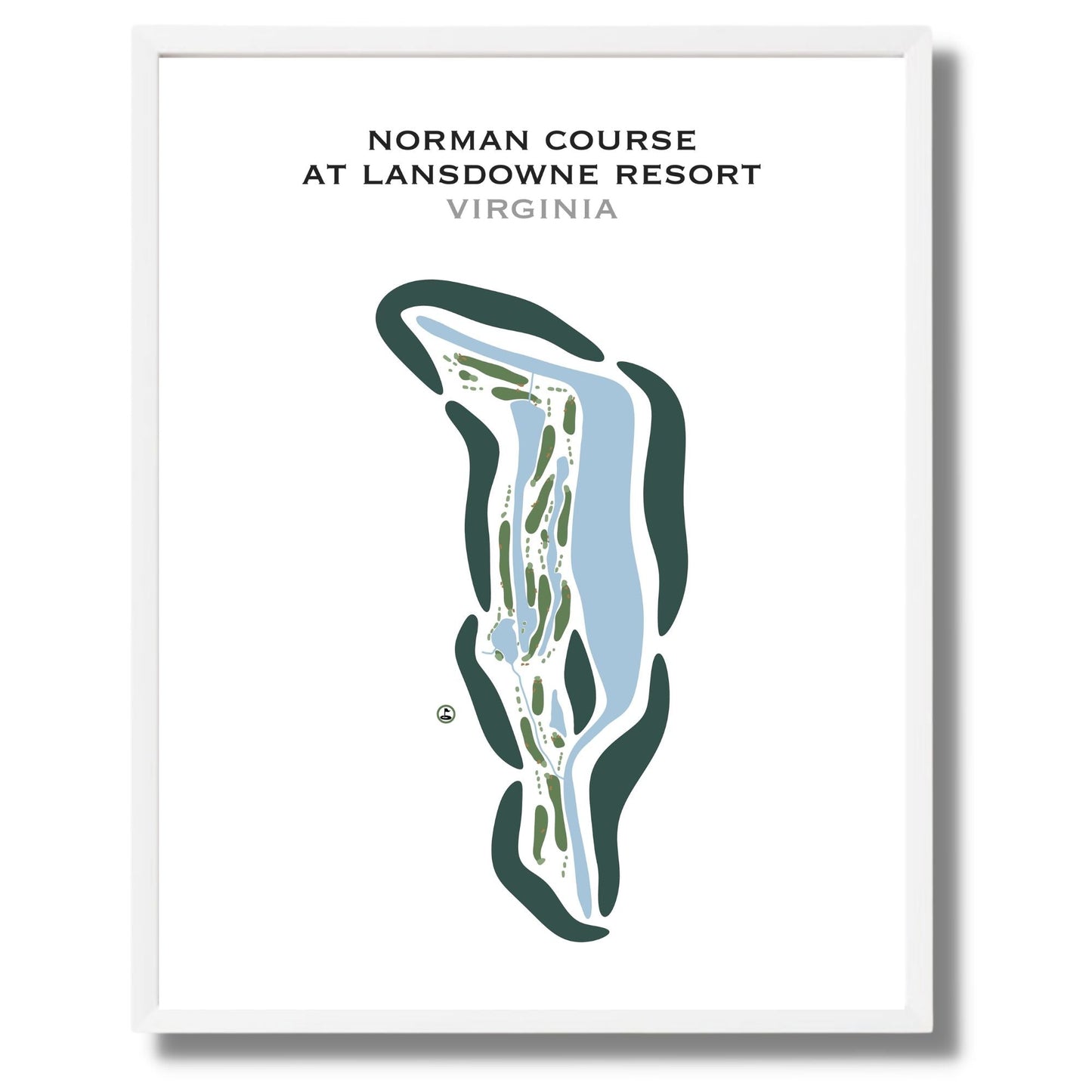 Norman Course at Lansdowne Resort, Virginia - Printed Golf Courses