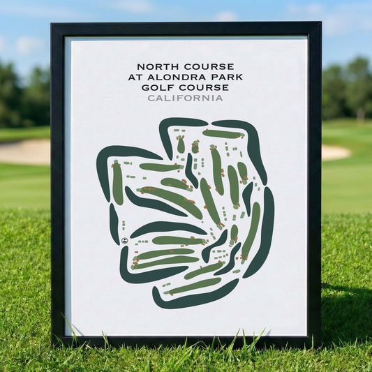 North Course at Toscana Country Club, California - Printed Golf Courses