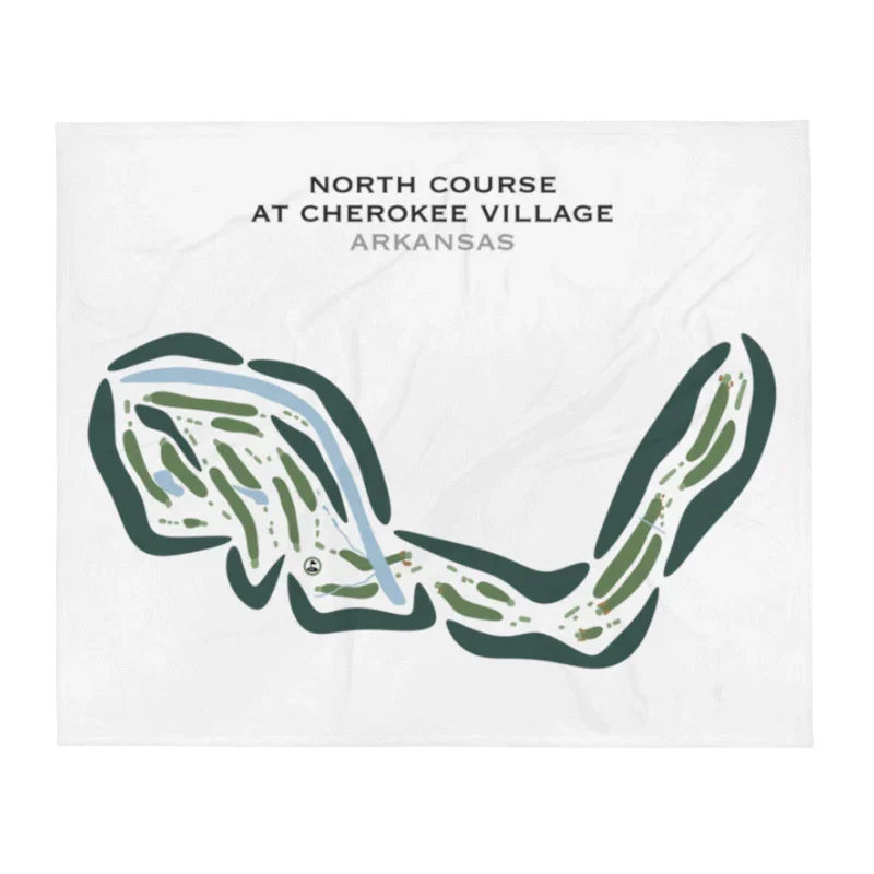 North Course at Cherokee Village, Arkansas - Printed Golf Courses