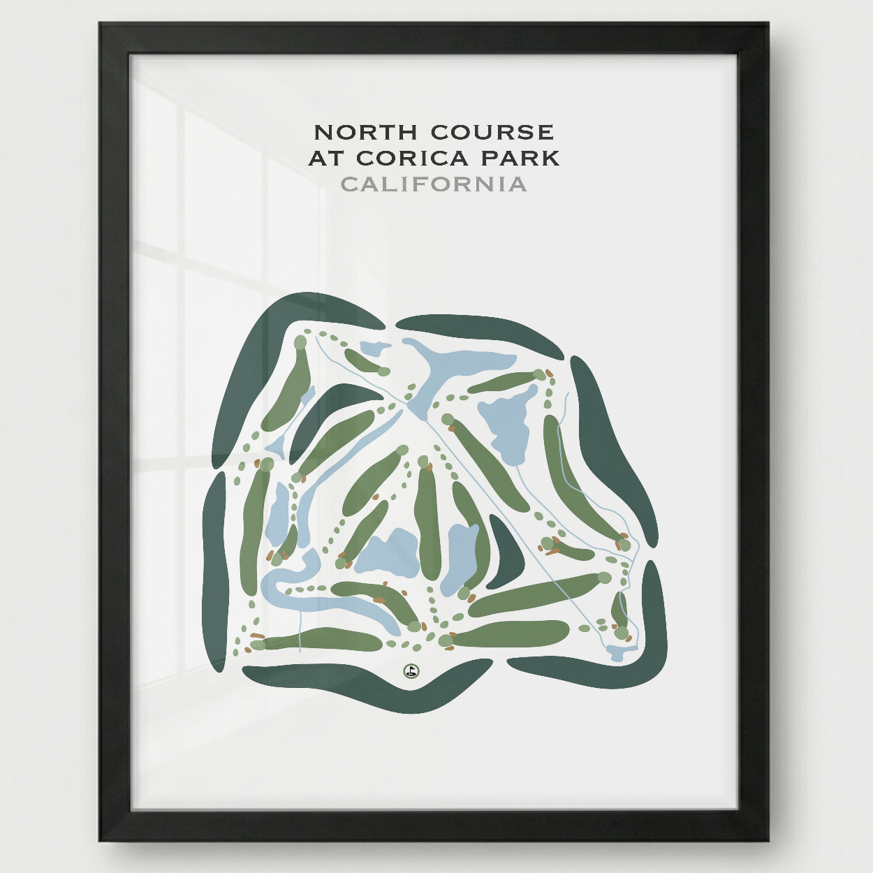 North Course at Corica Park, California - Printed Golf Courses