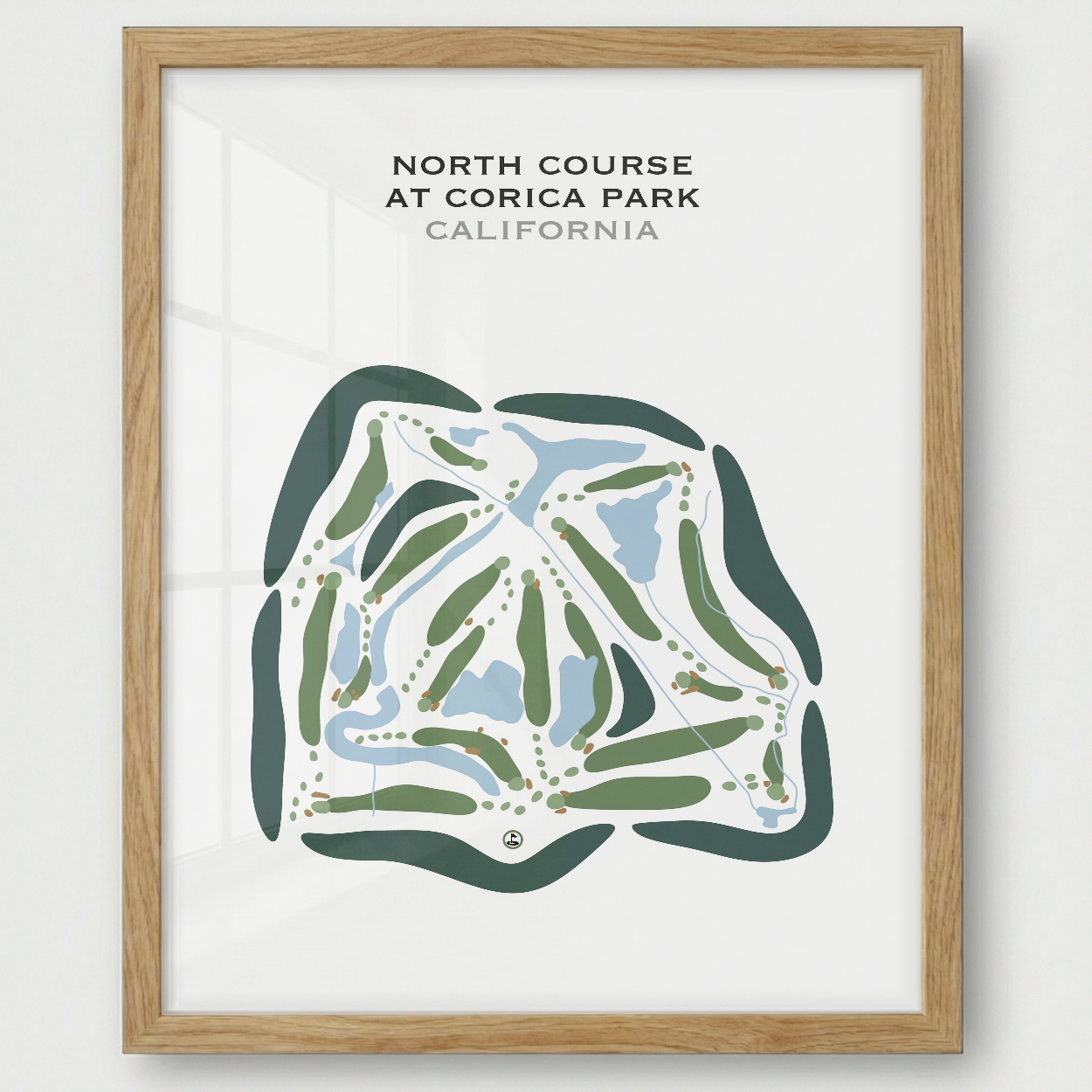 North Course at Corica Park, California - Printed Golf Courses