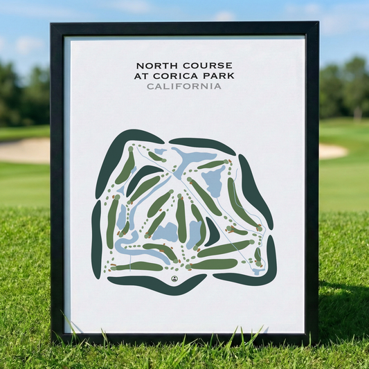 North Course at Corica Park, California - Printed Golf Courses