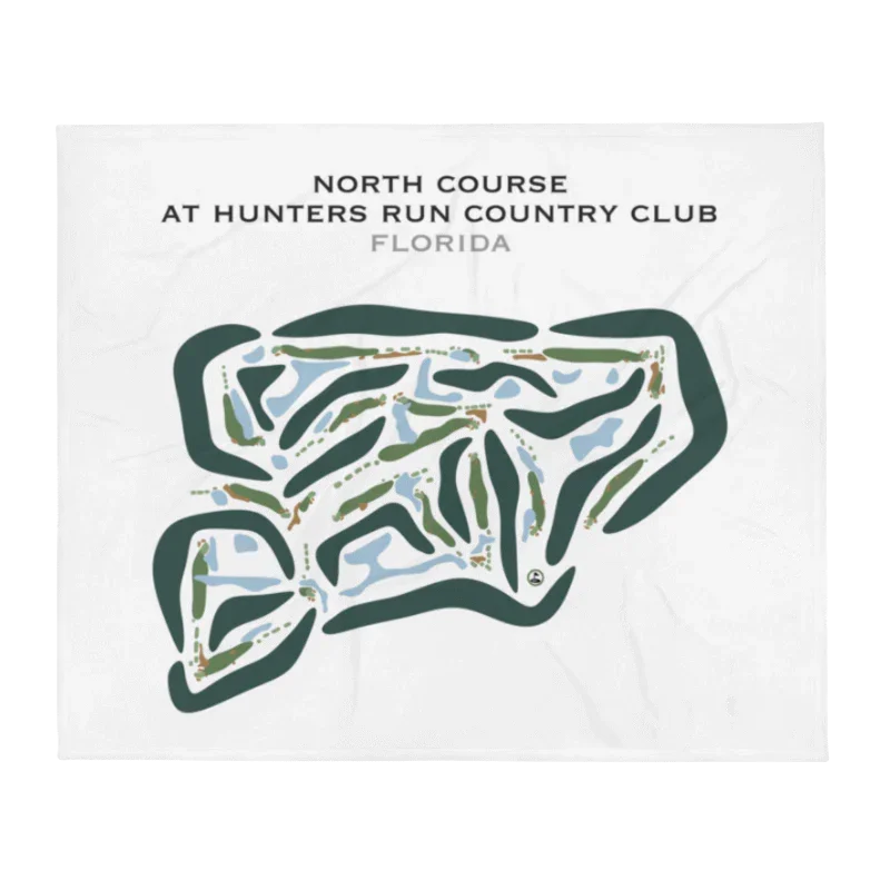 North Course at Hunters Run Country Club, Florida - Printed Golf Courses