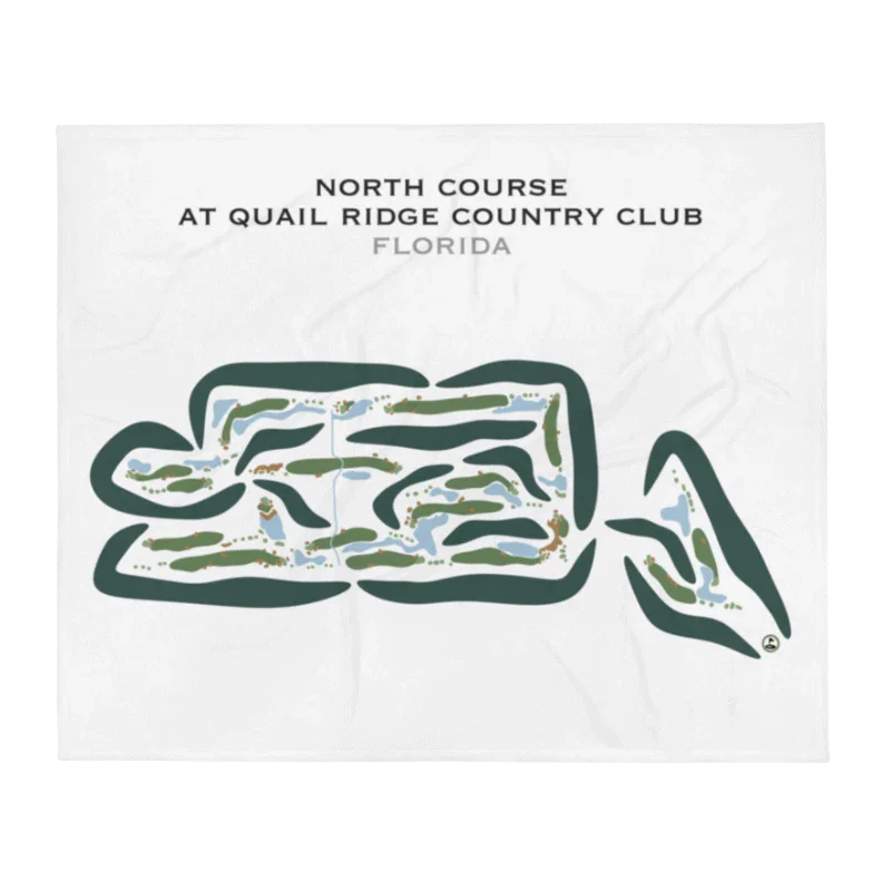 North Course at Quail Ridge Country Club, Florida (2024) - Printed Golf Courses