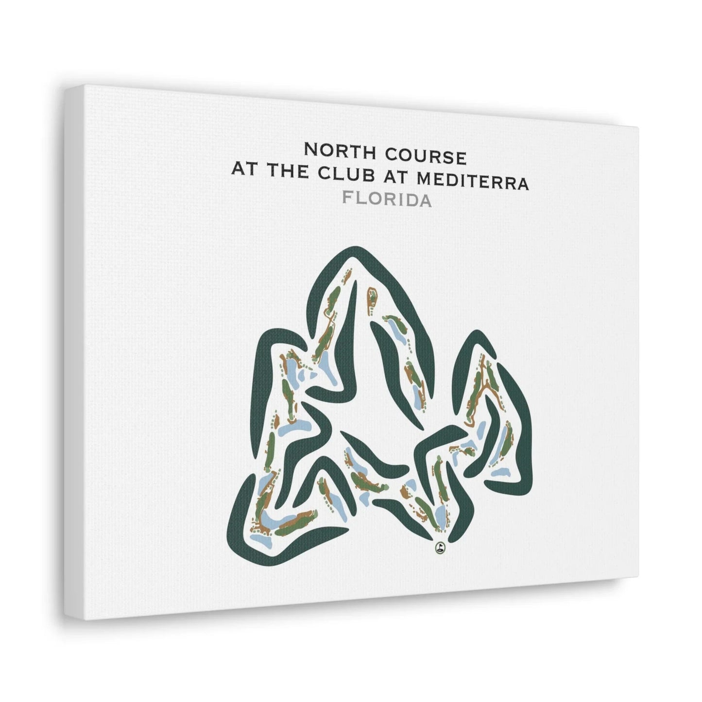 North Course at The Club at Mediterra, Florida - Printed Golf Courses