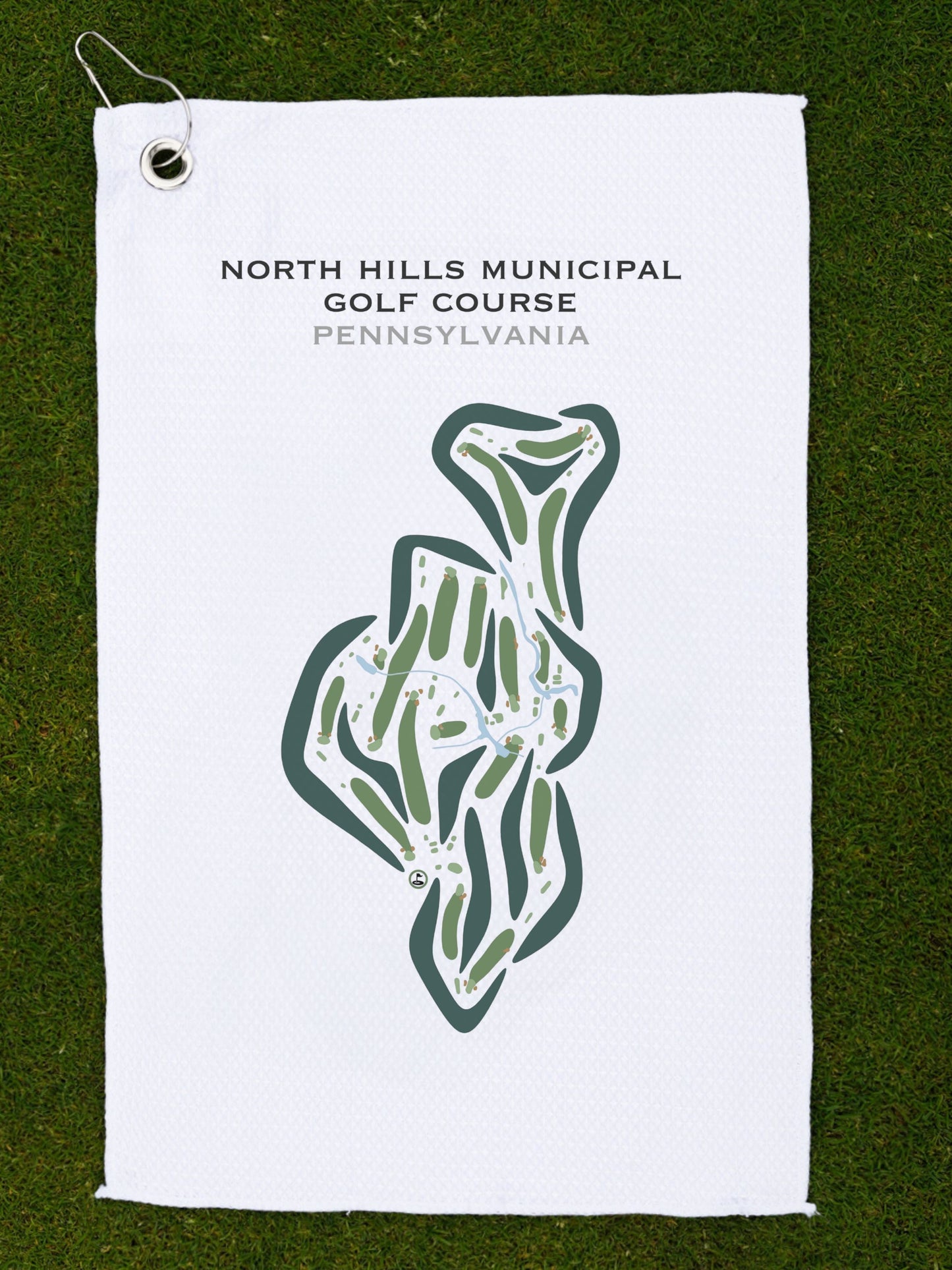 North Hills Municipal Golf Course, Corry, Pennsylvania - Printed Golf Courses