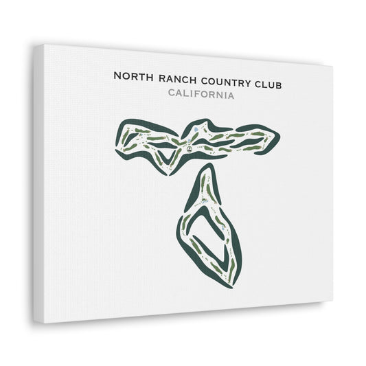 North Ranch Country Club, California - Printed Golf Courses