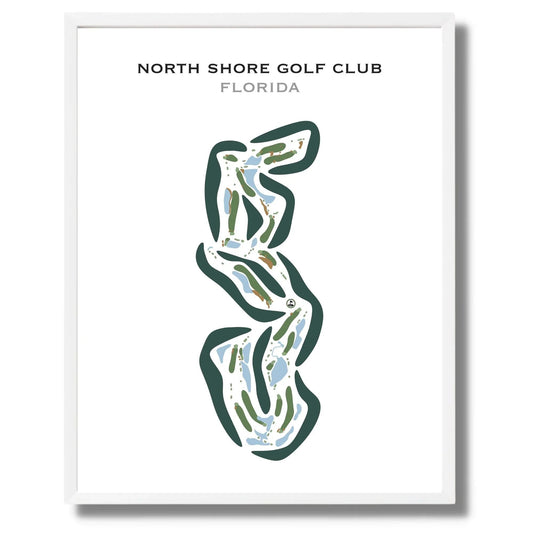 North Shore Golf Club, Florida - Printed Golf Courses