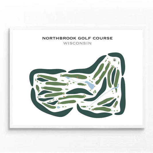 Northbrook Golf Course, Wisconsin - Printed Golf Courses