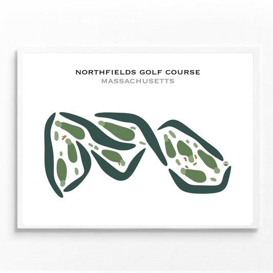 Northfields Golf Course, Massachusetts - Printed Golf Courses