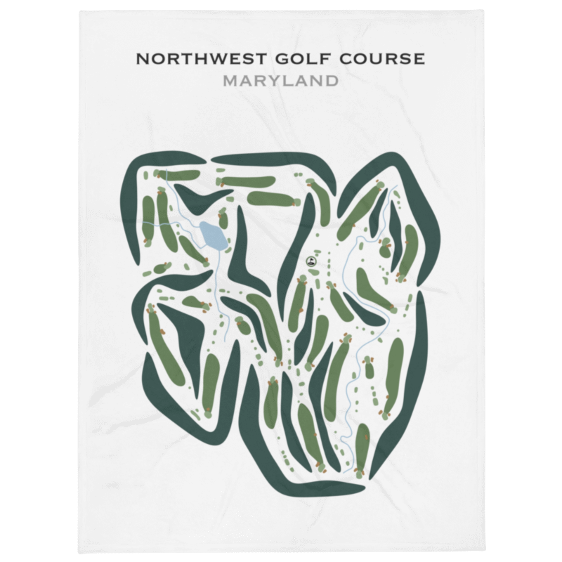 Northwest Golf Course, Maryland - Printed Golf Courses