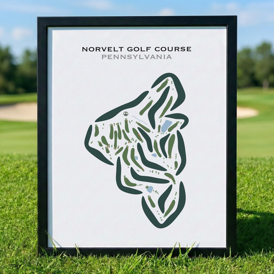 Norvelt Golf Course, Pennsylvania - Printed Golf Courses