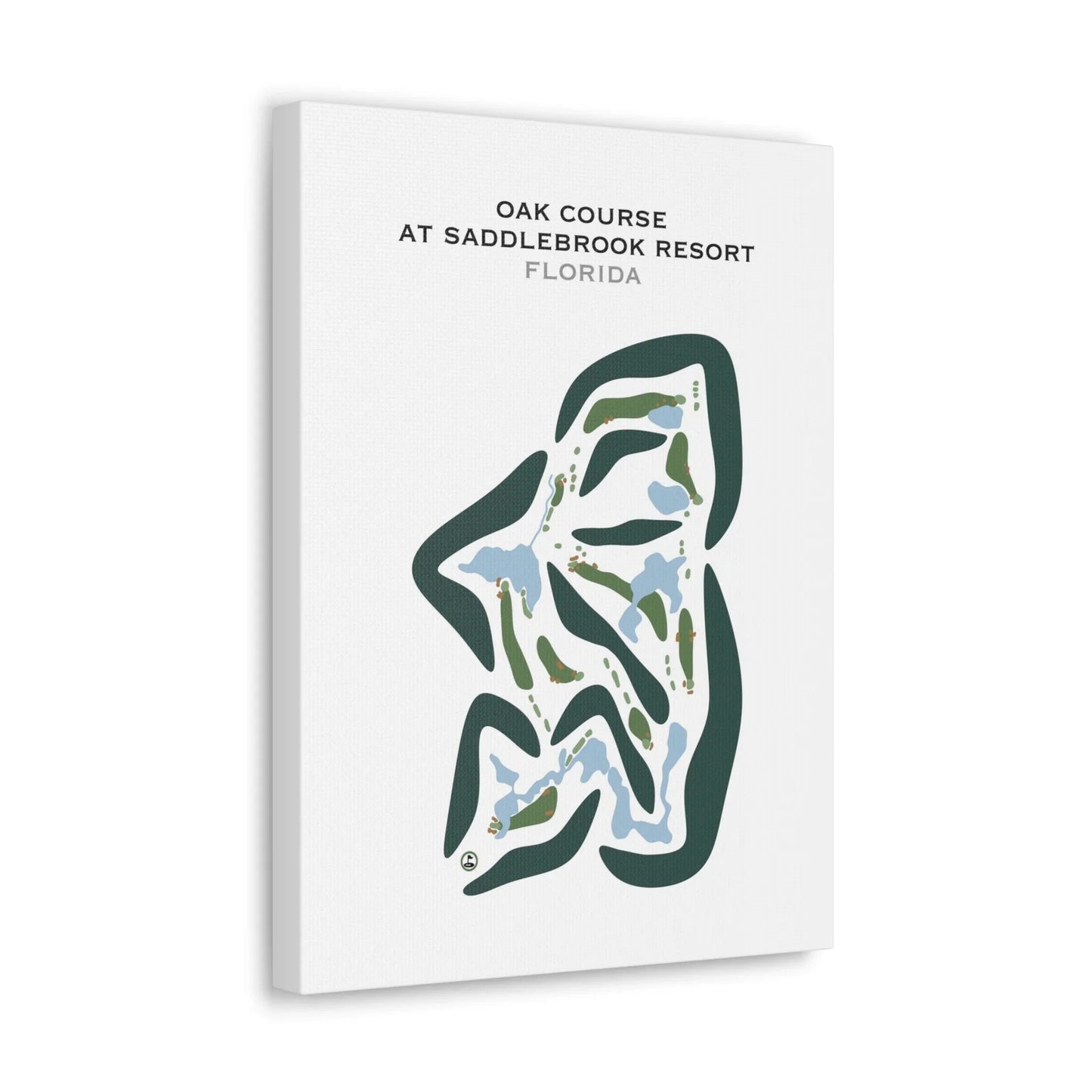 Oak Course at Saddlebrook Resort, Florida - Printed Golf Courses