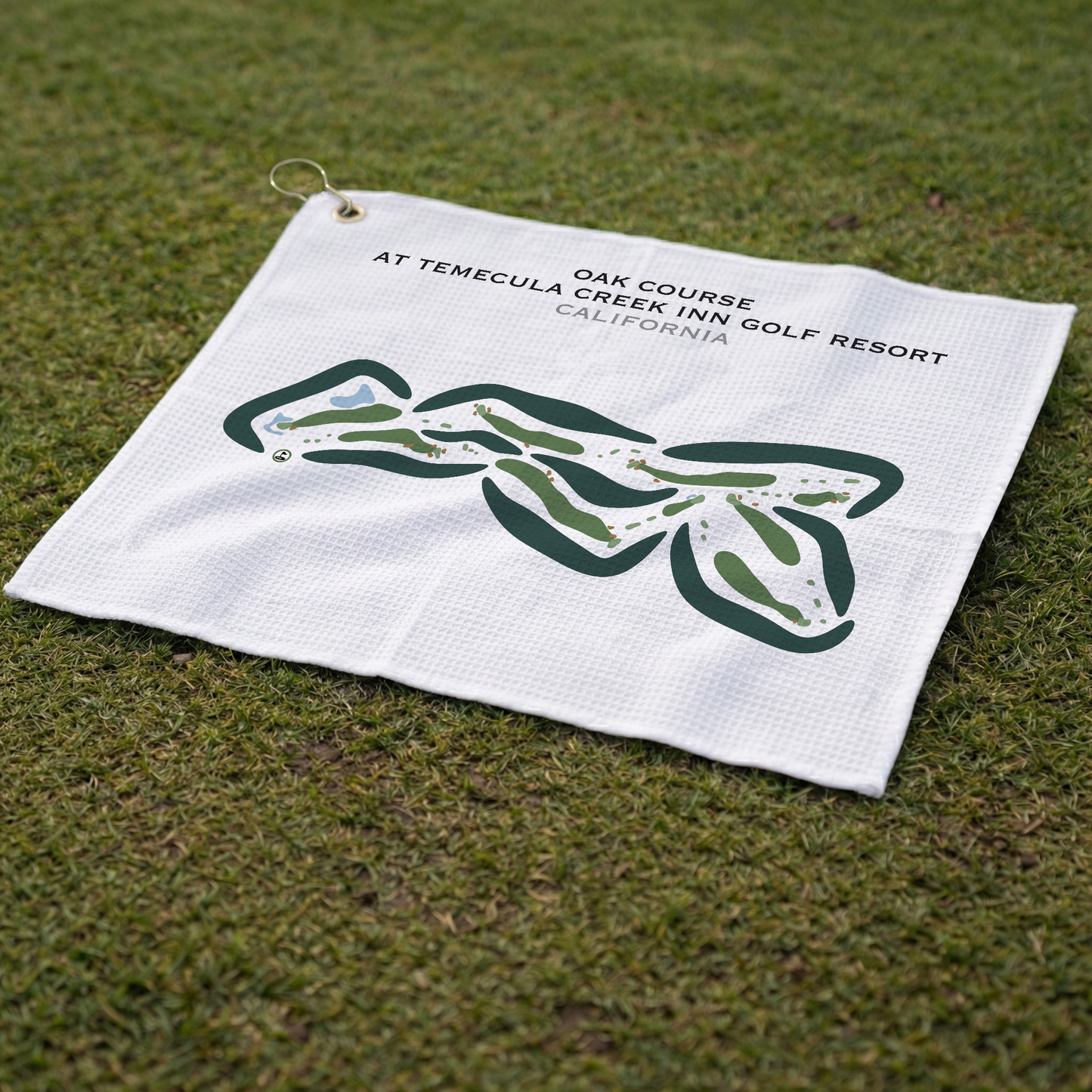 Oak Course at Temecula Creek Inn Golf Resort, California - Printed Golf Courses