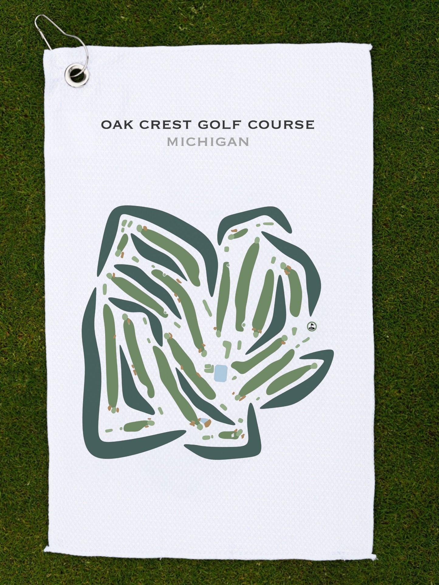 Oak Crest Golf Course, Michigan - Printed Golf Courses