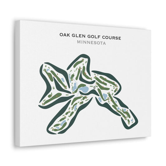 Oak Glen Golf Course, Minnesota - Printed Golf Courses