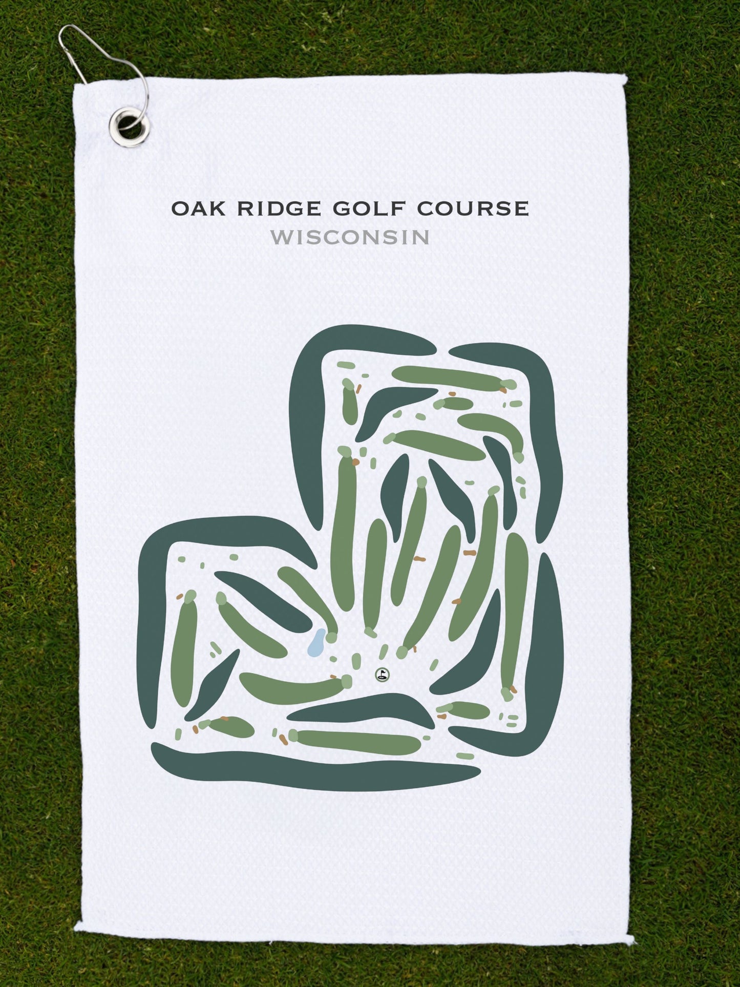 Oak Ridge Golf Course, Wisconsin - Printed Golf Courses