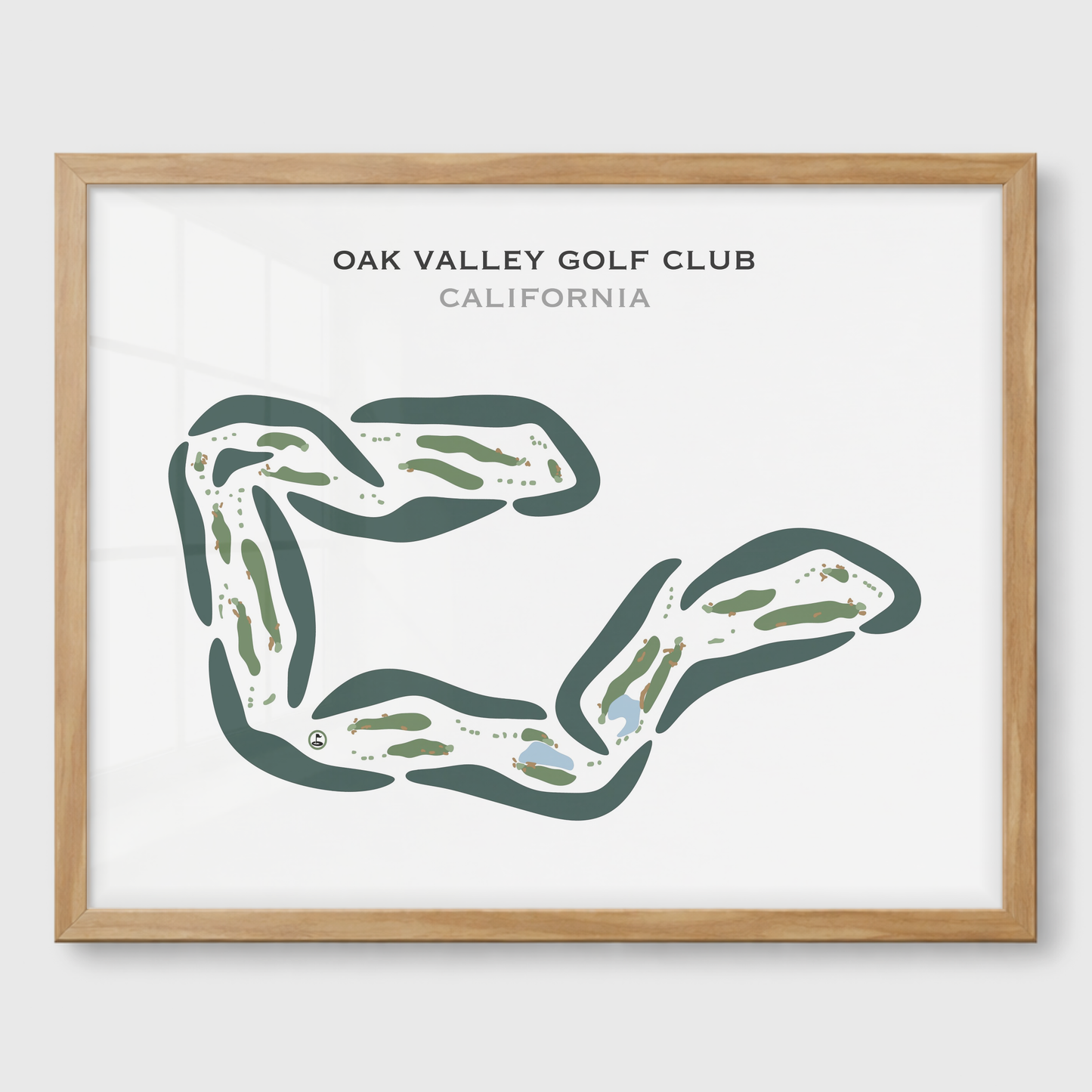 Oak Valley Golf Club, California - Printed Golf Courses