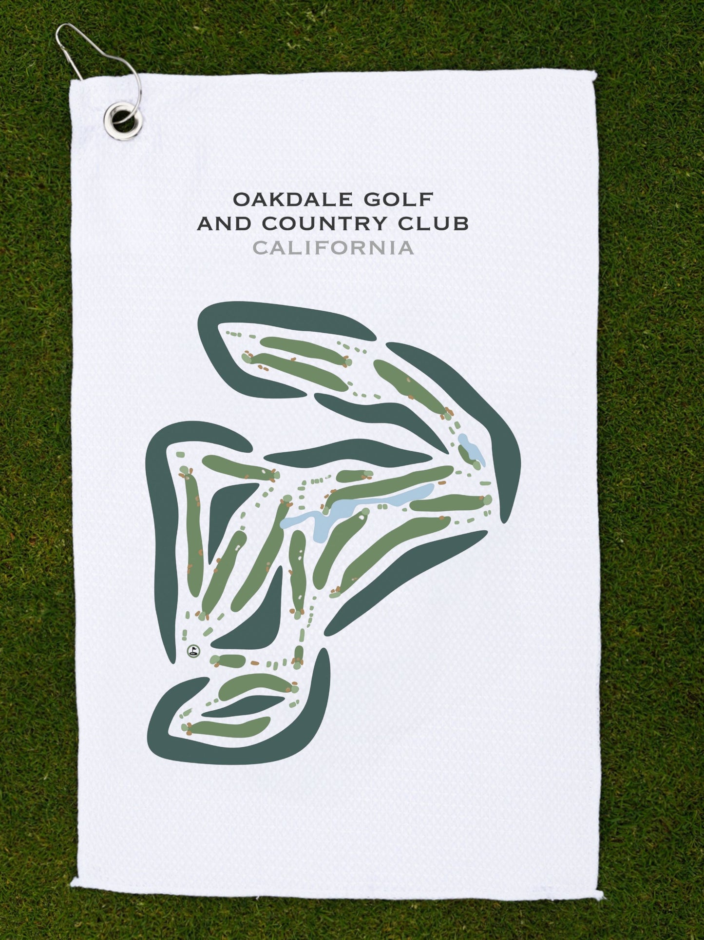Oakdale Golf and Country Club, California - Printed Golf Courses