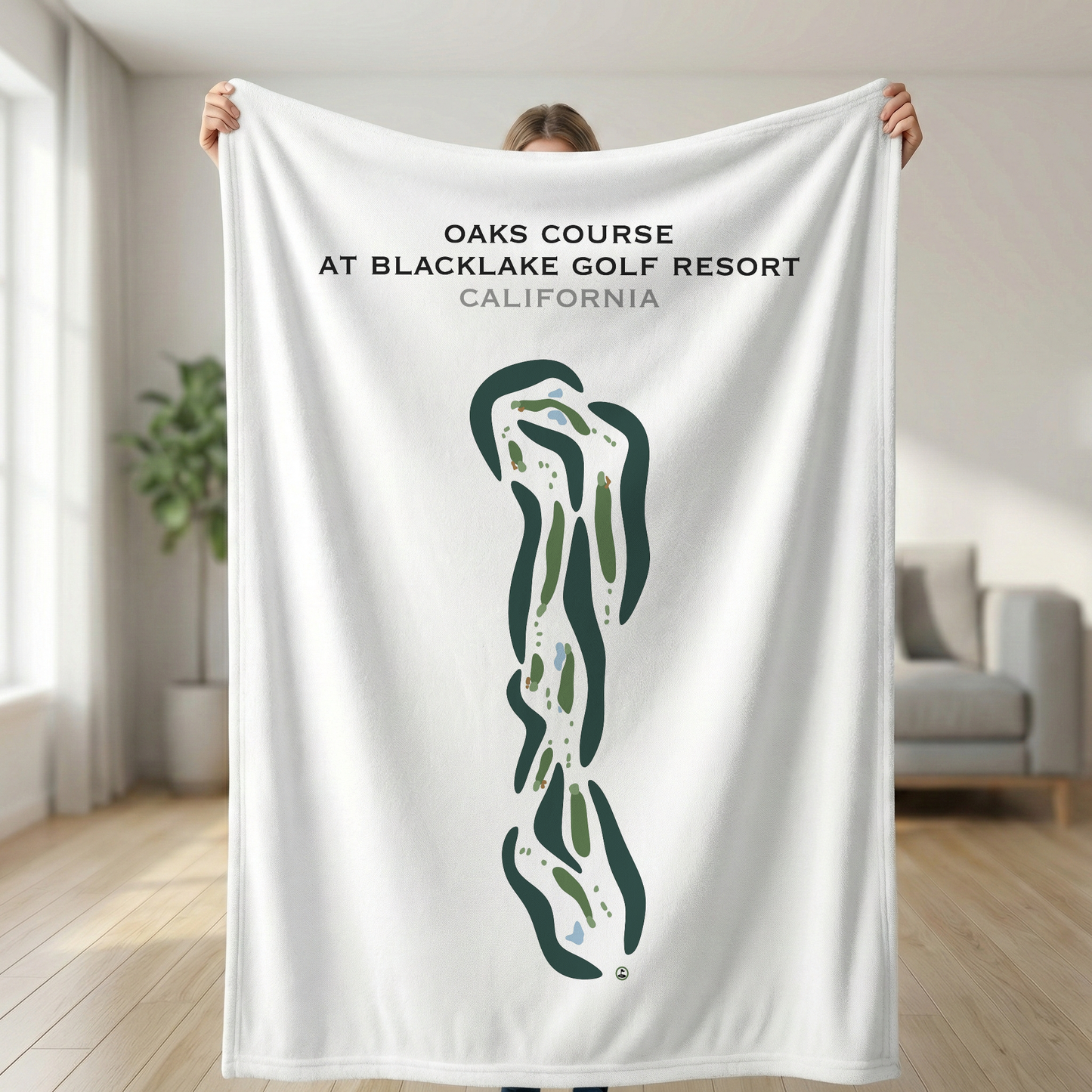 Oaks Course at Blacklake Golf Course, California - Printed Golf Courses