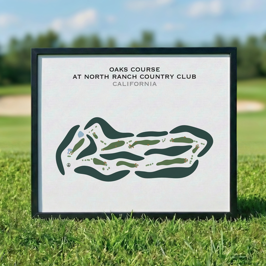 Oaks Course at North Ranch Country Club, California - Printed Golf Courses