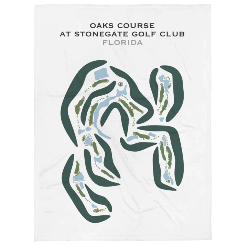 Oaks Course at Stonegate Golf Club, Florida - Printed Golf Courses