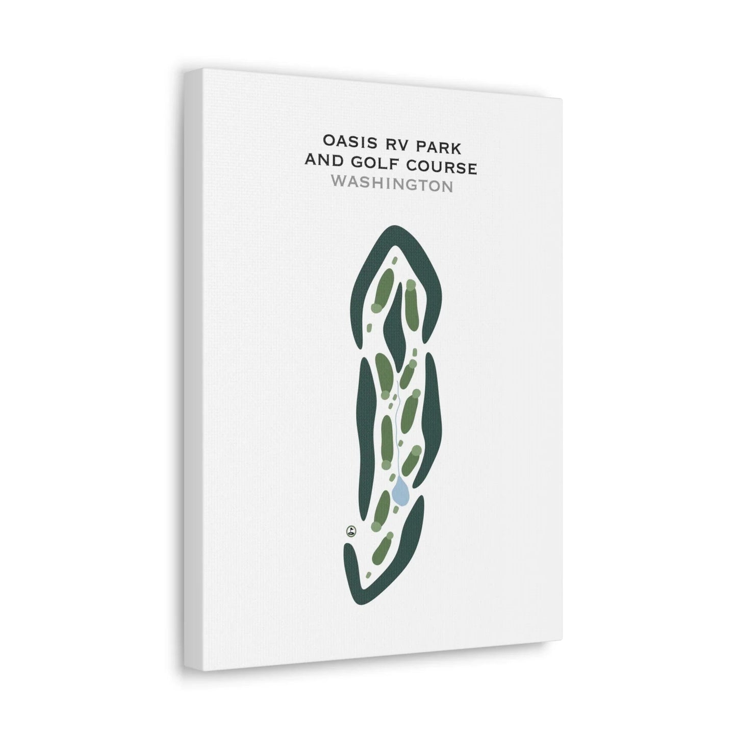 Oasis RV Park & Golf Course, Washington - Printed Golf Courses