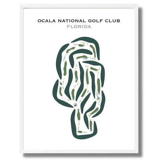 Ocala National Golf Club, Florida - Printed Golf Courses