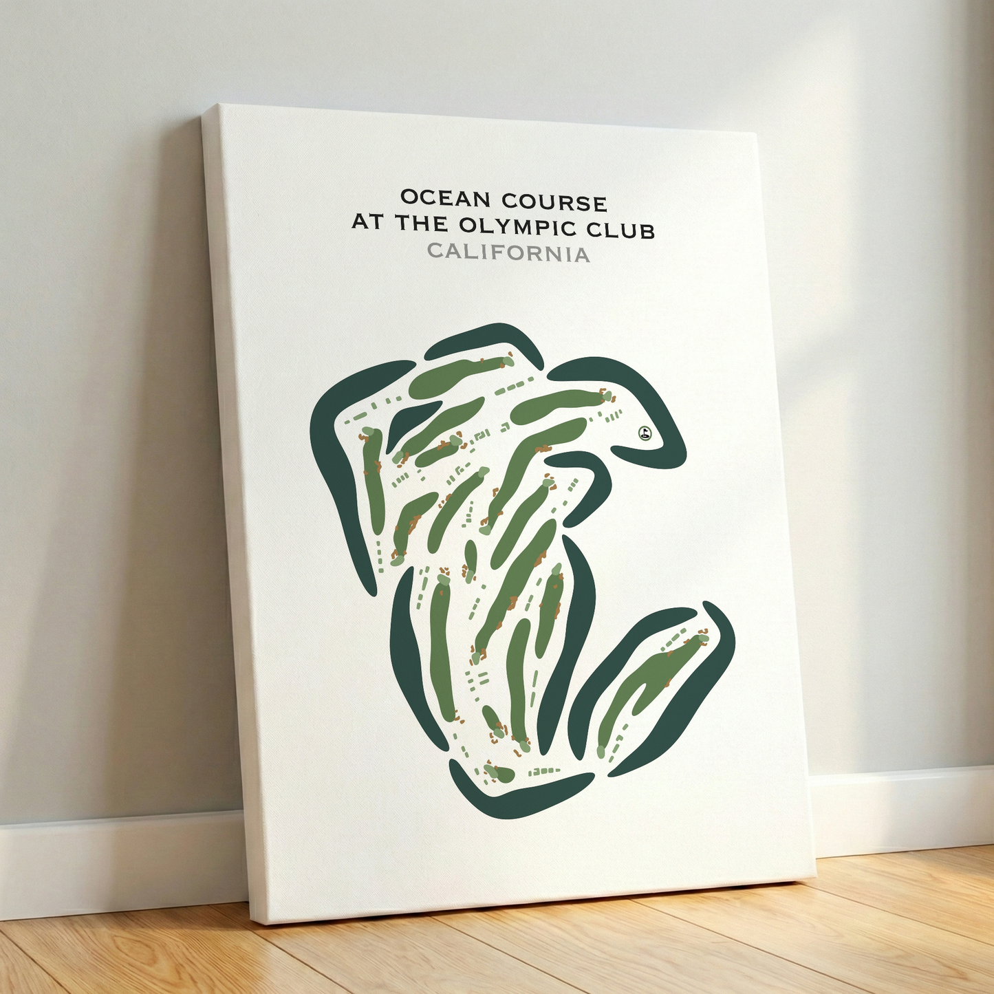 Ocean Course at The Olympic Club, California - Printed Golf Courses