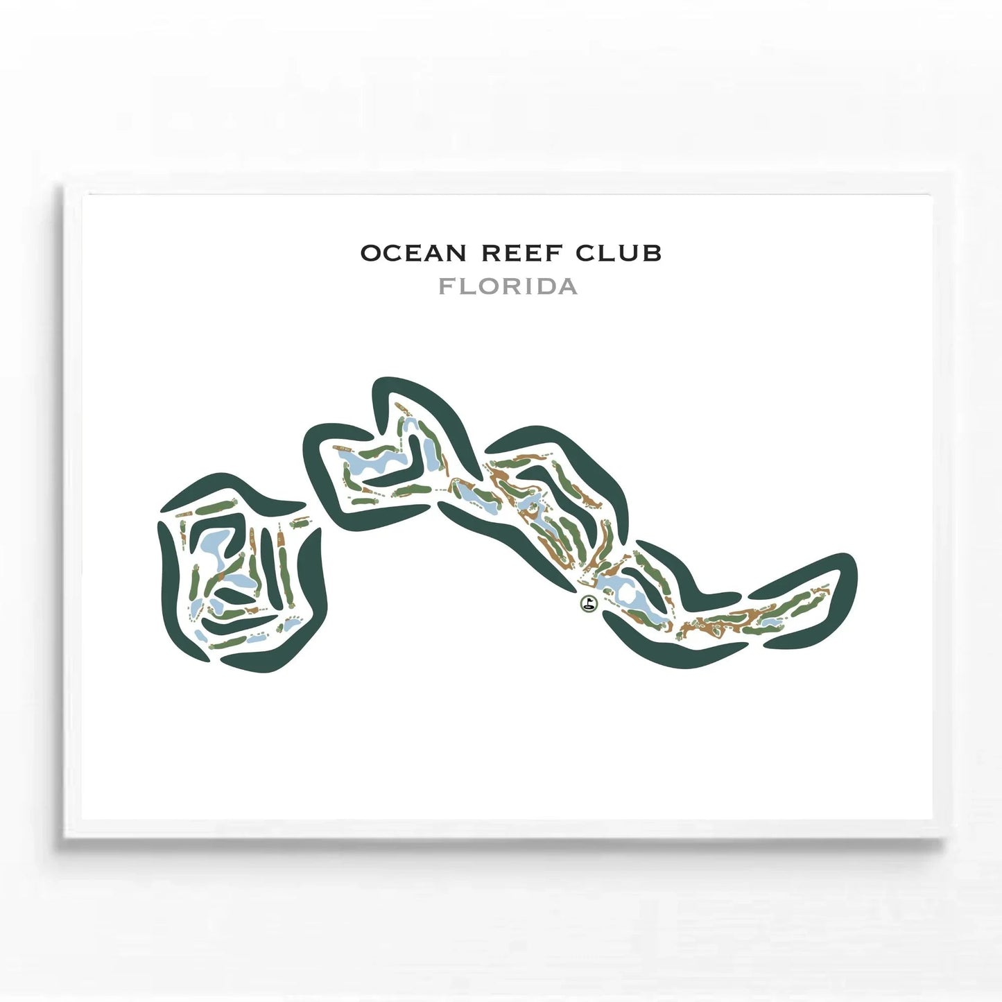Ocean Reef Club, Florida - Printed Golf Courses