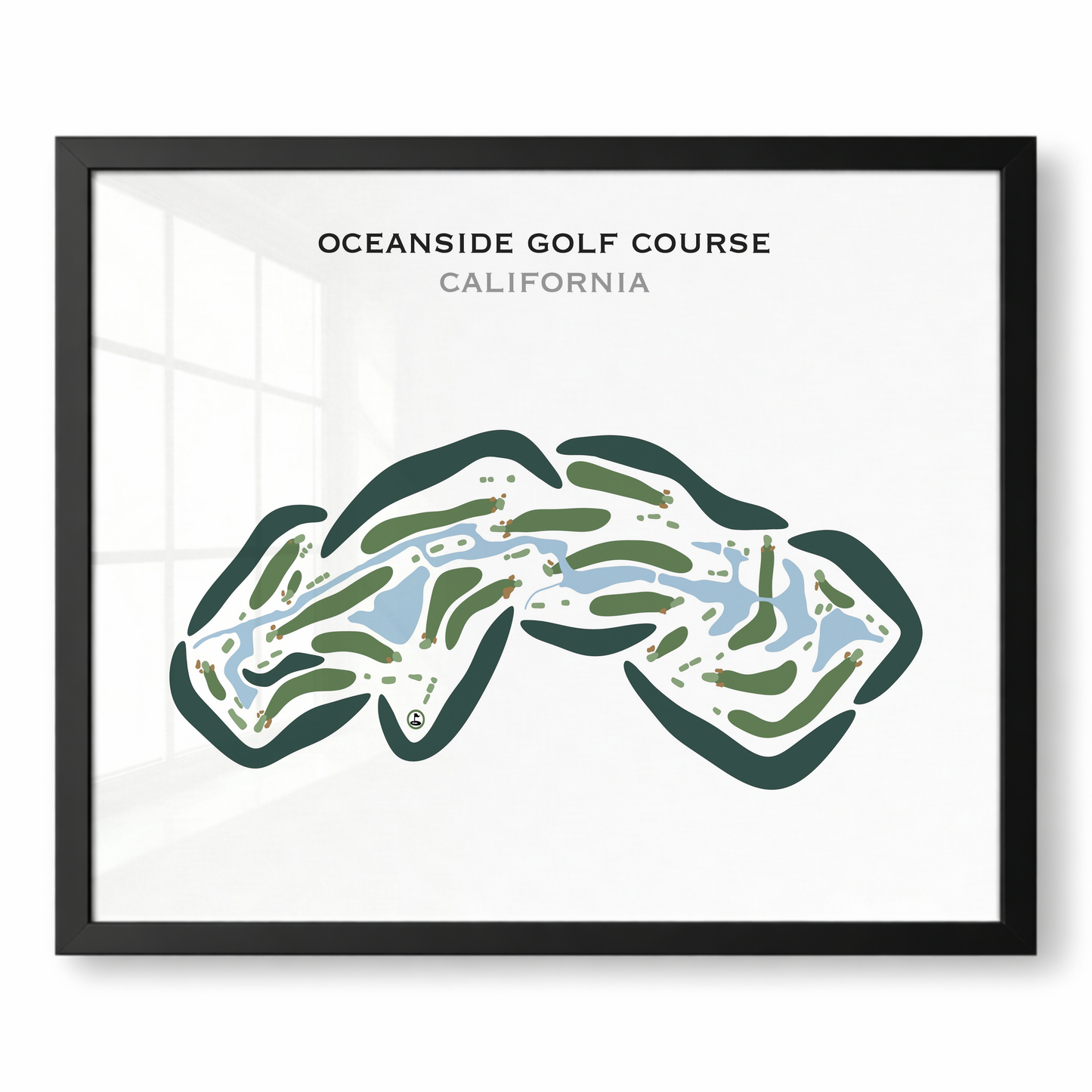 Oceanside Golf Course, California - Printed Golf Courses
