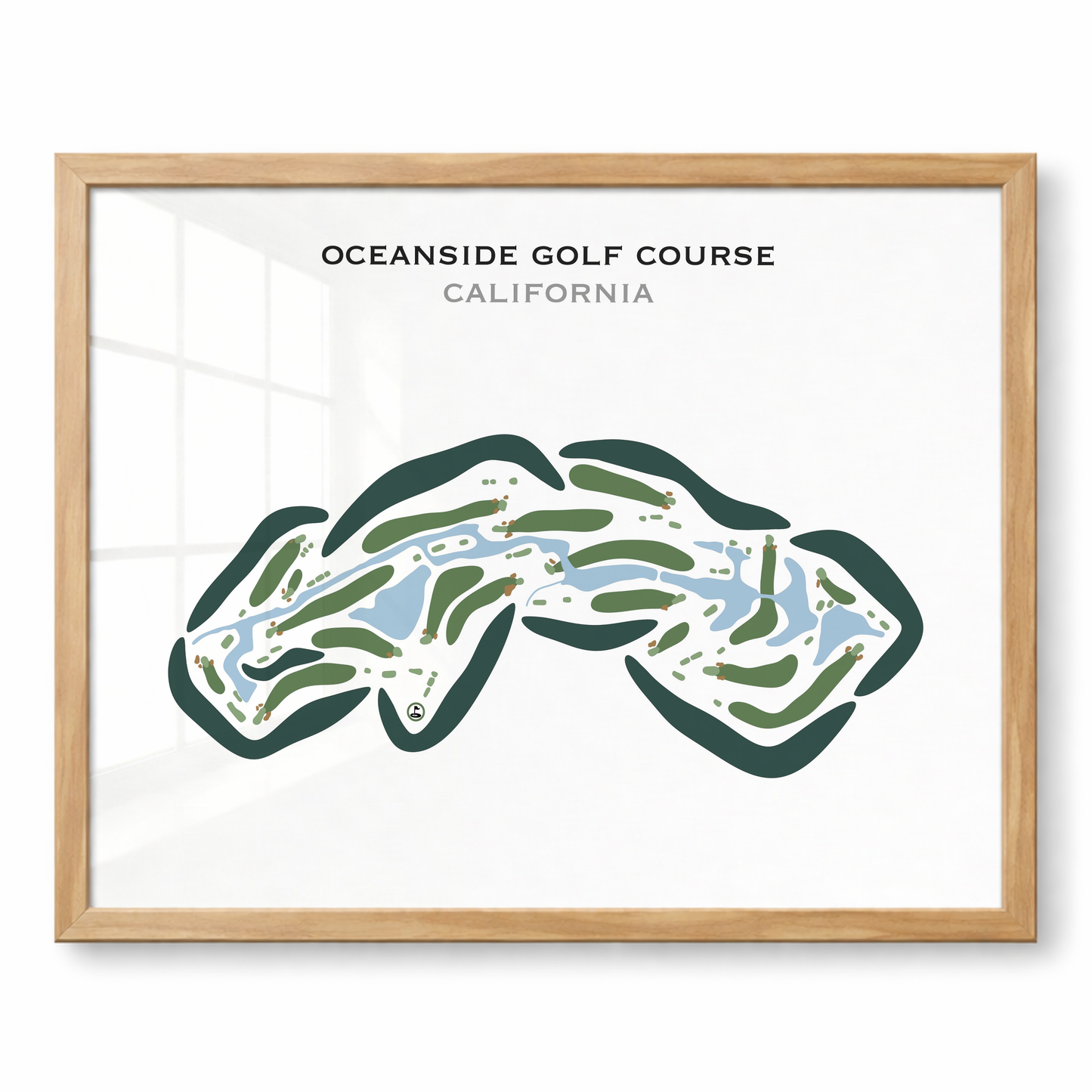 Oceanside Golf Course, California - Printed Golf Courses