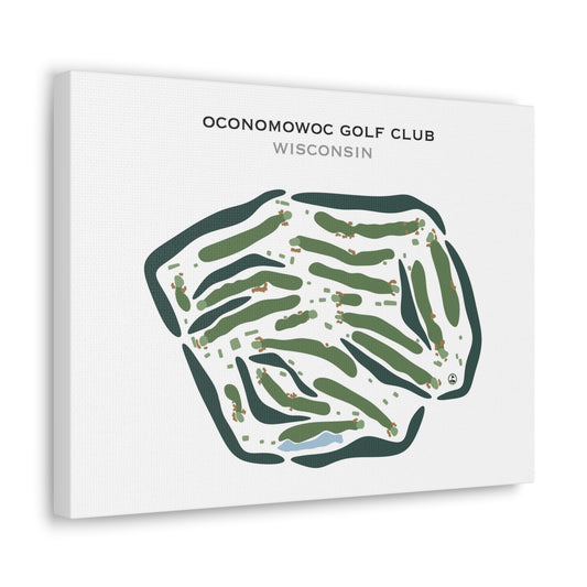 Oconomowoc Golf Club, Wisconsin - Printed Golf Courses