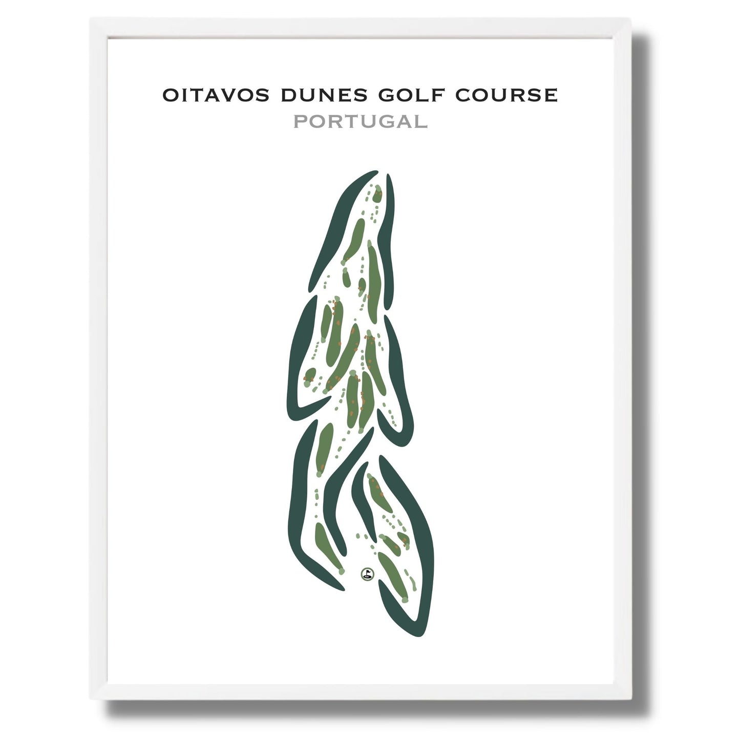 Oitavos Dunes Golf Course, Portugal - Printed Golf Courses