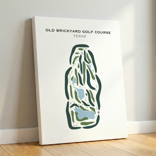 Old Brickyard Golf Course, Texas - Printed Golf Courses