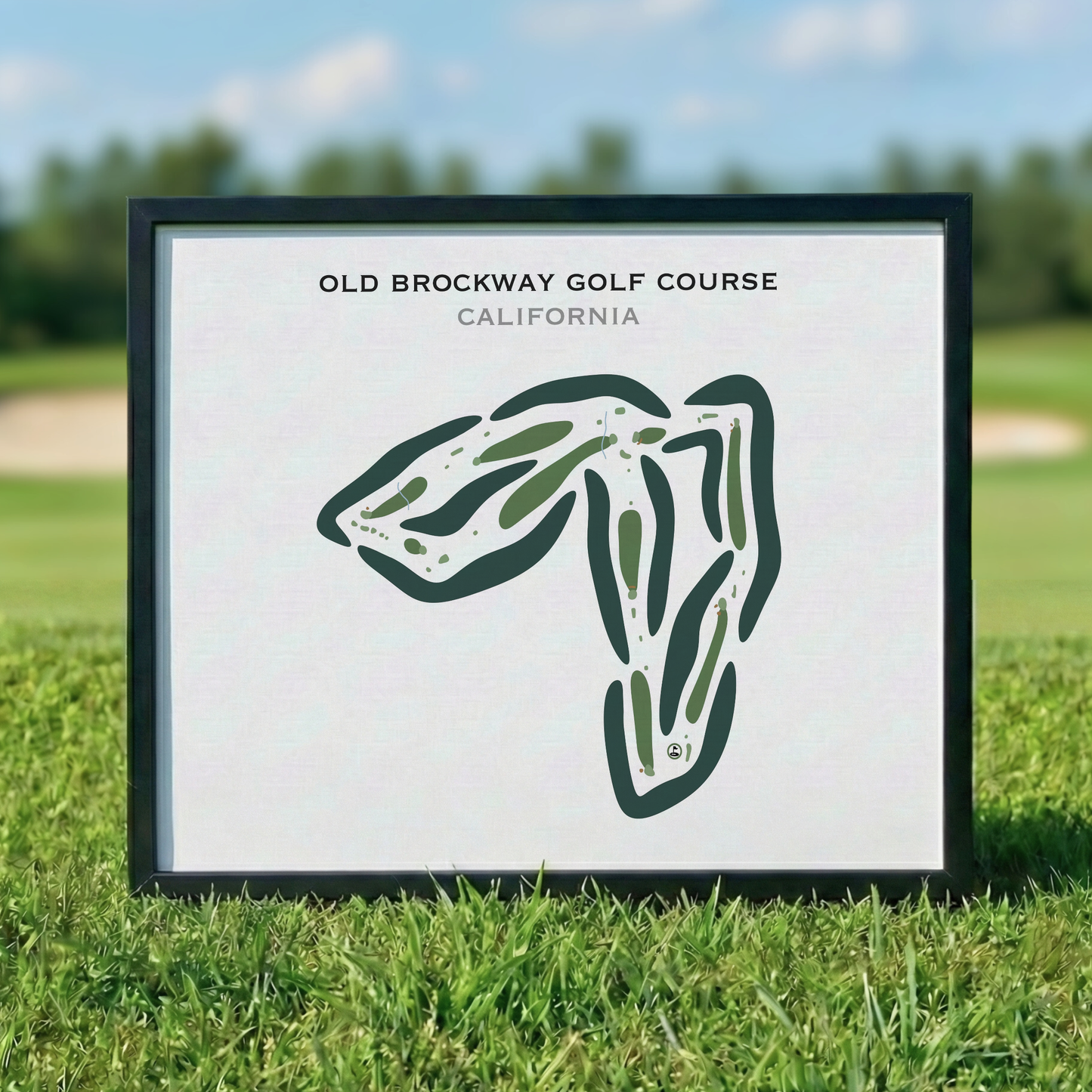 Old Brockway Golf Course, California - Printed Golf Courses