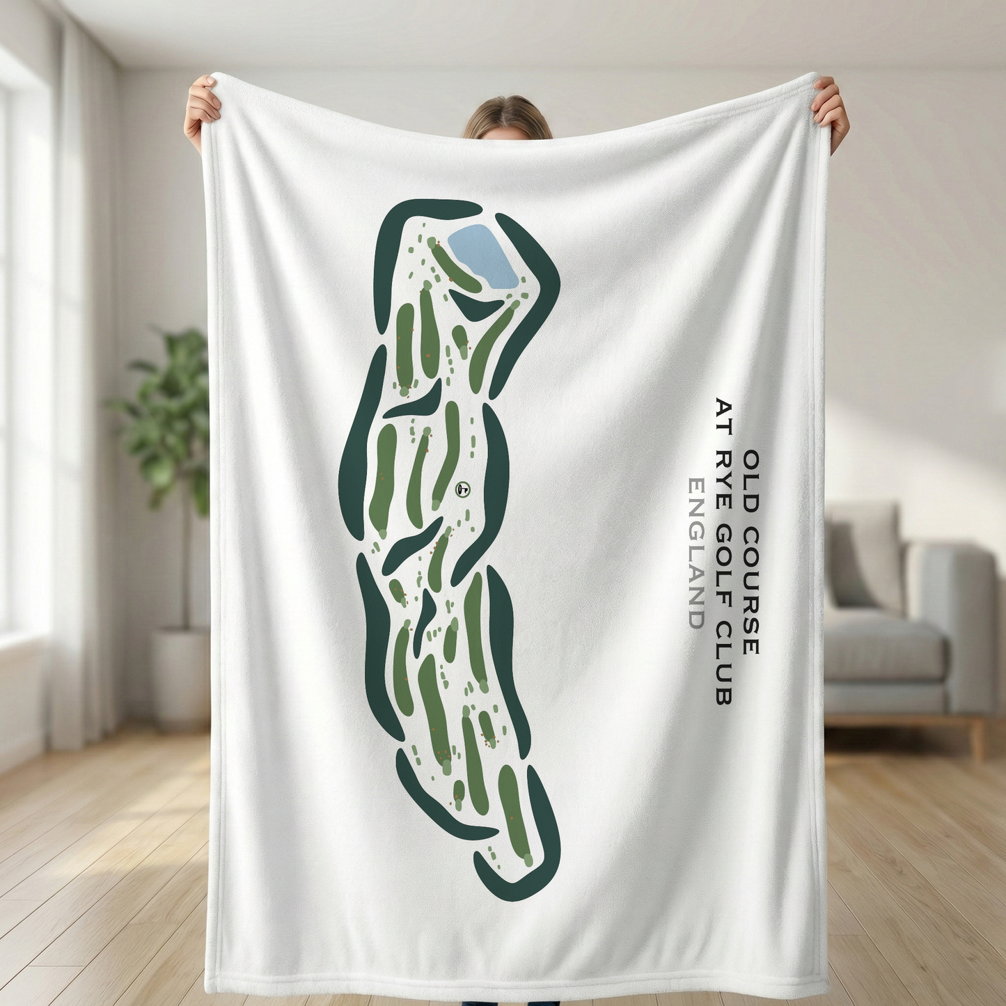 Old Course at Rye Golf Club, England - Printed Golf Courses